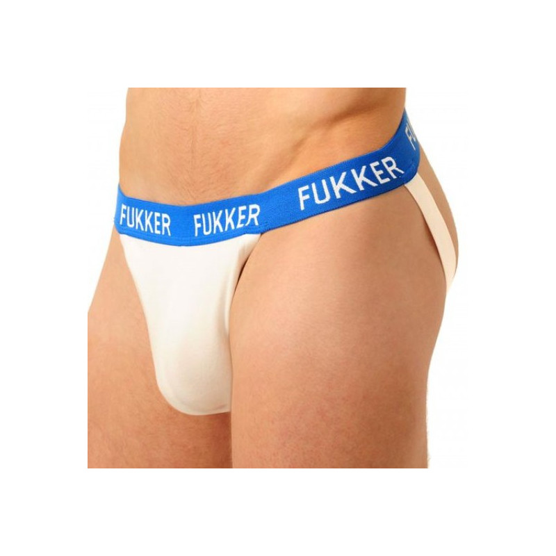 Fukker Jockstrap Fukker Blanc et bleu